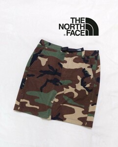 Sサイズ THE NORTH FACE ノースフェイス NPW61553 ミニスカート 台形スカート タイトスカートカモフラ柄 迷彩柄