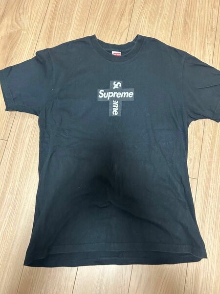 Supreme Cross Box Logo Tee "Black"