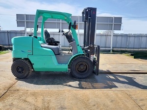 Mitsubishi FDE40NT forklift 202006製 良好 non-puncture tiresTires TiresNew item 長ツメ フォークシフター MITSUBISHI 中古