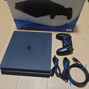 PS4 本体 CUH-2200B PlayStation4 1TB ジェットブラック 作動品の画像1