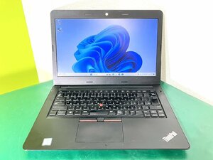 【埼玉発送】【動作確認済】LENOVO / ThinkPad E470 / Intel(R) Core(TM) i3-7100U CPU@2.40GHz 2.40GHz / 8GB / SSD250GB / Windows11Home