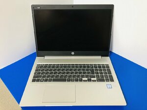 【大分発送】【ジャンク品】hp / PROBOOK / HP PROBOOK 450 G6 / intel COREi3 8th Gen / SSD無し /ノートパソコン /中古品