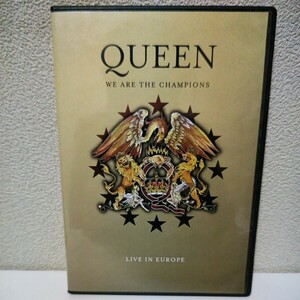 QUEEN/We Are the Champions Live in Europe foreign record DVD Queen freti* Mercury 