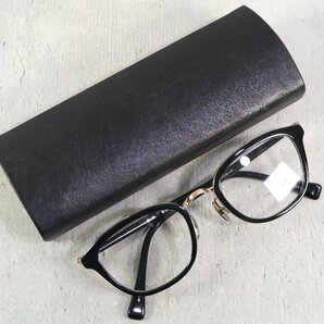 美品 金子眼鏡 KANEKO OPTICAL KM-73 BK 49□22-145 メガネ フレーム ブラック 金属 鯖江 日本製の画像1