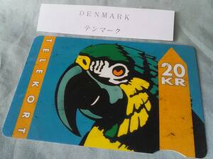  использованный . телефонная карточка Дания 20KR