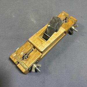 即決 　越富士　角面取り鉋 　30mm 　　japanese plane woodwork　即使用可　№7485