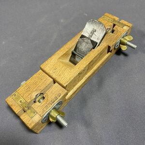 即決 虎五郎　猿棒面取り鉋 　30mm 　　japanese plane woodwork　即使用可　№7524