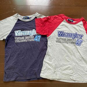 ラングラー双子Tシャツ140 ２枚　Wrangler