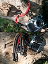 クライミングロープ カメラ用 ハンドストラップ グレイッシュカラー 全6色 (ピンク／A01568)_画像7