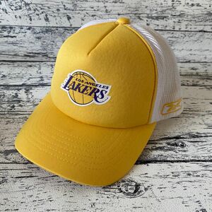 Reebok　メッシュキャップ　LOS ANGELES LAKERS　チームロゴ　レイカーズ　NBA