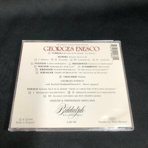 【稀少/1円スタート！】エネスコ コロムビア ソロ録音集 (BIDDULPH/LAB066) GEORGES ENESCO COMPLETE SOLO COLUMBIA RECORDINGSの画像2