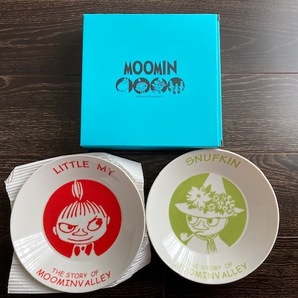 ムーミン パスタカレー皿 スナフキン＆リトルミイ MOOMIN 山加商店の画像1