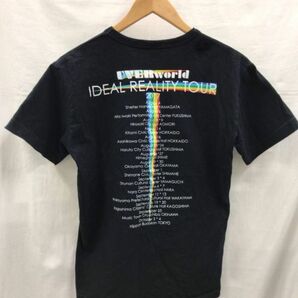 UVER world ウーバーワールド IDEAL REALITY TOUR 2017 Tシャツ 半袖カットソー ブラック Mサイズ 22100301の画像2
