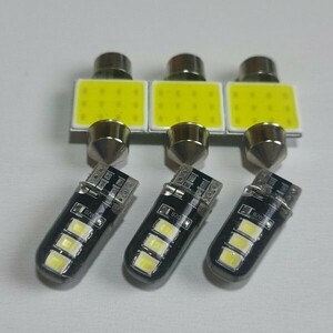 SJ系 フォレスター 超爆光! T10 LED ルームランプ 6個セット スバル /6/f3