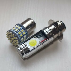 JOG(スーパーJOG-Z) 1993-1994 3YK LED PH7 LEDヘッドライト Hi/Lo バルブ バイク用 2個セット ホワイト YAMAHA ヤマハ