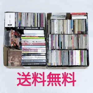【送料無料】CD＆DVD　大量　CD約１３０個＆DVD約30個　まとめ売り