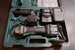 HiKOKI G14DBBVL 動作確認済み ハイコーキ コードレスディスクグラインダ ブレーキ付