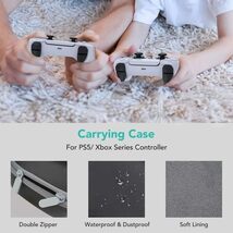 送料無料 PS5 5in1 コントローラーケース 7点セット ゲームパッド用 保護カバー ハードシェル 付き KIWI Design 新品 未使用_画像7