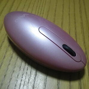 送料無料 SONY Bluetoothマウス VGP-BMS21/P ピンク 動作品ですが塗装難ありの画像1