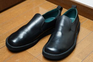 DANNER Danner SHANIKO car Nico leather slip-on shoes D316905 men's black made in Japan black 