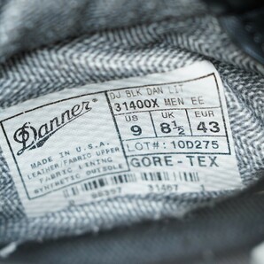 DANNER ダナーライト US9  ブラック 黒  ゴアテックス ブーツ 31400xの画像5