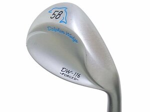 ■女性■キャスコ■Dolphin Wedge DW-116 FORGED■58■L■Dolphin DP-151■中古■1円～