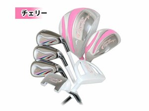 ■女性■AEROTECH 10カラー チェリー ７本■L■クラブセット■キャディバッグなし■新品■1円～