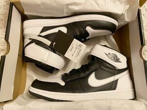 【1円スタート】 Nike Air Jordan 1 High Flyease Black and White 28.5cm US 10.5 ナイキ エアジョーダン 新品 黒タグ プレ値 