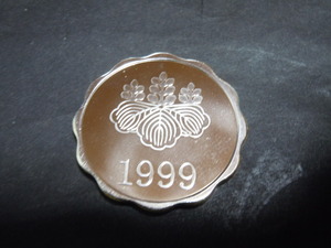 造幣局製純銀メダル　明治三年二十圓金貨