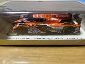 Spark「1/43 Ligier JS P2 - NISSAN - G-Drive Racing - 3rd LMP2 Le Mans 2015/スパークミニカーレーシングカールマン日産リジェ