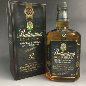 ut28/74 Ballantines（バランタイン）12年 スペシャル リザーブ 43％ 1000ml ※箱キズ・オリあり T24C030023