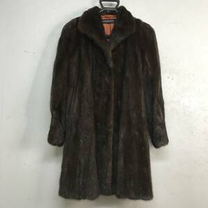 ut29/91 Guy Laroche SAGA MINK ミンク ファー コート ブラウン 茶 毛皮 Superb Quality Ranched Mink ギラロッシュ サガミンク