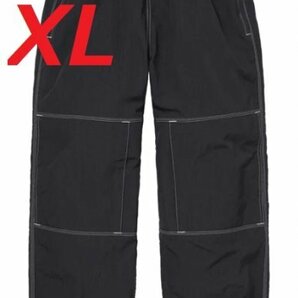 XL 24SS 新品 Supreme x Nike Ripstop Track Pant Black シュプリーム x ナイキ リップストップ トラック パンツ ブラック XLargeの画像1