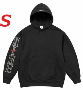 S 24SS 新品 Supreme x Nike Hooded Sweatshirt Black Small 黒 シュプリーム x ナイキ フーディー スウェットシャツ パーカー ブラック