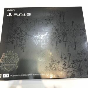 ☆1円スタート☆SONY PlayStation4 PS4 pro 1TB KINGDOM HEARTS Ⅲ LIMITED EDITION 付属品あり 特典 CUHJ-10025 ゲームカセット付 