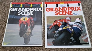  cycle world CYCLE WORLD increase .GRAND PRIX SCENE 1984 1985 2 pcs. 