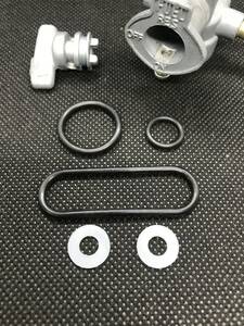 YAMAHA RZ250/RZ350 4U0 4L3 initial model petcock overhaul set gasket O-ring gasoline fuel cook leak restore 214-24512-00