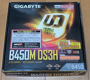 GIGABYTE　B450M DS3H 　AM4 Micro ATXマザーボード