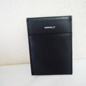 ◆未使用品*NORMALLY/ノーマリー/北欧、暮らしの道具店*カードケース付*Lジップ*レザー財布*財布*ウォレット*黒◆の画像9