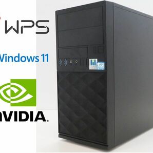 D418/HPC SYSTEMS HPC-H370M/CPU i7-8700K/RAM 32GB(16GB2)/M.2 NVMe512GB/WIN11Pro/Office WPS/GTX 1080Ti 11GBの画像1