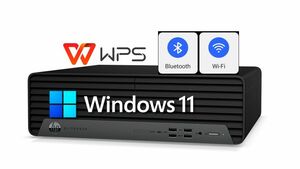 D499/HP 800G6/CPU i7-10700/RAM 16GB/M.2 NVMe256GB+3.5HDD 1TB/WIN11Pro/Office WPS/Wi-Fi（無線LAN）+Bluetooth