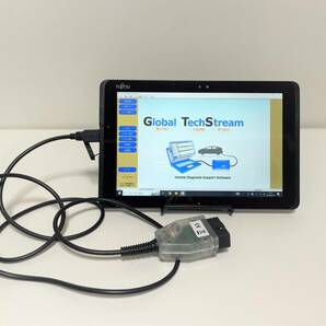 トヨタ・レクサス・日産 Global TechStream コンサルト3Plus GTS OBD診断 スキャンツール 富士通タブレットPC Win10 Pro VCI VCXNANOの画像3