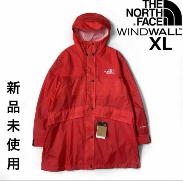 THE NORTH FACE W OUTLINE JACKET ウィンドパーカー US限定 軽量 WINDWALL XL