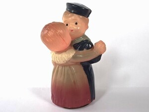 * occupied Japan *Occupied Japan{ rare . water . san. Dan sing cup ru/DANCING COUPLE} height 9.5.* superior article * free shipping!