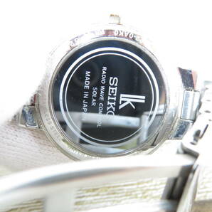 4J129SZ◎SEIKO  セイコー LUKIA ルキア 1B22-0AK0  電波ソーラー 腕時計 レディース◎中古品の画像2