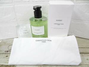 4J302MZ*Dior Dior mezzo n Christian Dior Lucky liquid soap 350ml body cream .. goods attaching * unused goods 