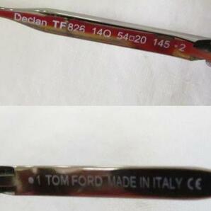 4J535NZ◎TOM FORD トムフォード TF826 ティアドロップ サングラス 眼鏡フレーム メガネ◎中古品の画像6