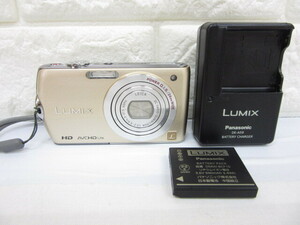 4D056◎Panasonic パナソニック LUMIX DMC-FX70 コンパクトデジタルカメラ HD AVCHD Lite タッチパネル デジカメ 動作品◎中古