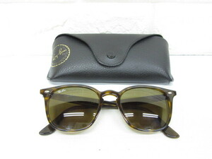 4D193MZ◎Ray-Ban レイバン RB4258-F 710/73 サングラス 眼鏡フレーム 度なし◎中古