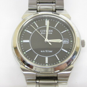 4D390◎CITIZEN シチズン エコドライブ Eco-Drive E111-S027161 ソーラー 腕時計 稼働品◎中古の画像3